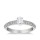 The Queen Diamond - 0,70 ct Zentraldiamant + 0,64 ct Seitensteine Diamantring in Weissgold