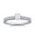 The Queen Diamond - 0,70 ct Zentraldiamant + 0,60 ct Seitensteine Diamantring in Weissgold