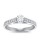 The Queen Diamond - 0,70 ct Zentraldiamant + 0,64 ct Seitensteine Diamantring in Weissgold