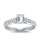 The Queen Diamond - 0,70 ct Zentraldiamant + 0,64 ct Seitensteine Diamantring in Weissgold