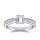 The Queen Diamond - 0,70 ct Zentraldiamant + 0,48 ct Seitensteine Diamantring in Weissgold