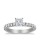 The Queen Diamond - 0,70 ct Zentraldiamant + 0,60 ct Seitensteine Diamantring in Weissgold