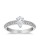 The Queen Diamond - 0,70 ct Zentraldiamant + 0,64 ct Seitensteine Diamantring in Weissgold
