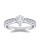The Queen Diamond - 0,70 ct Zentraldiamant + 0,48 ct Seitensteine Diamantring in Weissgold