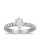 The Queen Diamond - 0,70 ct Zentraldiamant + 0,60 ct Seitensteine Diamantring in Weissgold