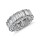 Original Empire 10,03 ct DIAMANTBANDRING MIT MEHREREN DIAMANTEN