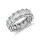 Original Empire 13,05 ct DIAMANTBANDRING MIT MEHREREN DIAMANTEN