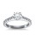 The Queen Diamond - 1,25 ct Zentraldiamant + 0,70 ct Seitensteine Diamantring in Weissgold