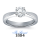 The Great 1884 - 1,00 ct Diamantring in Weissgold