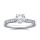 The Queen Diamond - 1,00 ct Zentraldiamant + 0,60 ct Seitensteine Diamantring in Weissgold