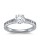 The Queen Diamond - 1,00 ct Zentraldiamant + 0,40 ct Seitensteine Diamantring in Weissgold