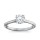 The Great 1884 - 1,00 ct Diamantring in Weissgold