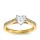 The Queen Diamond - 1,00 ct Zentraldiamant + 0,48 ct Seitensteine Diamantring in Gelbgold