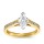 The Queen Diamond - 1,00 ct Zentraldiamant + 0,48 ct Seitensteine Diamantring in Gelbgold