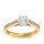 The Queen Diamond - 1,00 ct Zentraldiamant + 0,48 ct Seitensteine Diamantring in Gelbgold