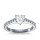 The Queen Diamond - 1,00 ct Zentraldiamant + 0,70 ct Seitensteine Diamantring in Weissgold