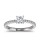 The Queen Diamond - 1,00 ct Zentraldiamant + 0,60 ct Seitensteine Diamantring in Weissgold
