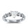 The Queen Diamond - 1,00 ct Zentraldiamant + 0,70 ct Seitensteine Diamantring in Weissgold