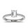 The Queen Diamond - 1,00 ct Zentraldiamant + 0,60 ct Seitensteine Diamantring in Weissgold