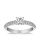 The Queen Diamond - 1,00 ct Zentraldiamant + 0,64 ct Seitensteine Diamantring in Weissgold