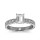 The Queen Diamond - 1,00 ct Zentraldiamant + 0,48 ct Seitensteine Diamantring in Weissgold