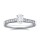 The Queen Diamond - 1,00 ct Zentraldiamant + 0,60 ct Seitensteine Diamantring in Weissgold