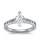 The Queen Diamond - 1,00 ct Zentraldiamant + 0,40 ct Seitensteine Diamantring in Weissgold