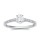 The Queen Diamond - 1,00 ct Zentraldiamant + 0,42 ct Seitensteine Diamantring in Weissgold