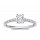 The Queen Diamond - 1,00 ct Zentraldiamant + 0,42 ct Seitensteine Diamantring in Weissgold