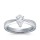 The Great 1884 - 1,00 ct Diamantring in Weissgold