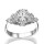 The Queen Diamond 1,00 ct Zentraldiamant + 0,50 ct Haloring in Weissgold