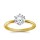 Original Empire 1,50 ct Diamantring in Gelbgold