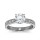 The Queen Diamond - 1,25 ct Zentraldiamant + 0,48 ct Seitensteine Diamantring in Weissgold