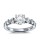 The Queen Diamond - 1,50 ct Zentraldiamant + 0,70 ct Seitensteine Diamantring in Weissgold