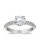 The Queen Diamond - 1,25 ct Zentraldiamant + 0,64 ct Seitensteine Diamantring in Weissgold