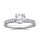 The Queen Diamond - 1,25 ct Zentraldiamant + 0,60 ct Seitensteine Diamantring in Weissgold