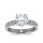 The Queen Diamond - 2,00 ct Zentraldiamant + 0,48 ct Seitensteine Diamantring in Weissgold