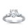 The Queen Diamond - 2,00 ct Zentraldiamant + 0,30 ct Seitensteine Diamantring in Weissgold