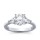 The Queen Diamond - 2,00 ct Zentraldiamant + 0,30 ct Seitensteine Diamantring in Weissgold