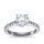 The Queen Diamond - 1,50 ct Zentraldiamant + 0,70 ct Seitensteine Diamantring in Weissgold