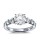 The Queen Diamond - 2,00 ct Zentraldiamant + 0,70 ct Seitensteine Diamantring in Weissgold