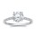 The Queen Diamond - 2,00 ct Zentraldiamant + 0,42 ct Seitensteine Diamantring in Weissgold