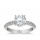 The Queen Diamond - 2,00 ct Zentraldiamant + 0,64 ct Seitensteine Diamantring in Weissgold