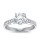 The Queen Diamond - 2,00 ct Zentraldiamant + 0,64 ct Seitensteine Diamantring in Weissgold