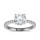 The Queen Diamond - 2,00 ct Zentraldiamant + 0,36 ct Seitensteine Diamantring in Weissgold