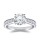 The Queen Diamond - 2,00 ct Zentraldiamant + 0,48 ct Seitensteine Diamantring in Weissgold