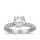 The Queen Diamond - 2,00 ct Zentraldiamant + 0,60 ct Seitensteine Diamantring in Weissgold