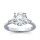 The Queen Diamond - 2,50 ct Zentraldiamant + 0,30 ct Seitensteine Diamantring in Weissgold