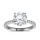 The Queen Diamond - 2,50 ct Zentraldiamant + 0,36 ct Seitensteine Diamantring in Weissgold