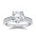 The Queen Diamond - 2,50 ct Zentraldiamant + 0,48 ct Seitensteine Diamantring in Weissgold